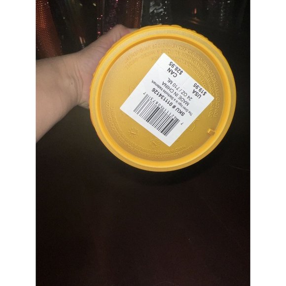 Starbucks Mango Orange Gradient Jeweled 24 oz. Venti Tumbler New - Picture 4 of 5